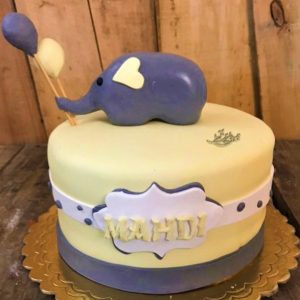 کیک تولد فیل کپل