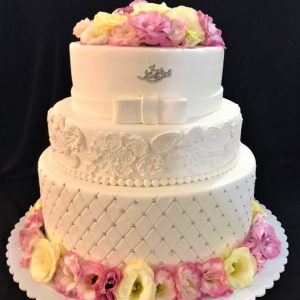 ماکت چهارطبقه کیک عروسی
