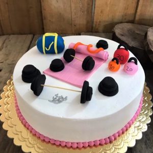 کیک تولد زنانه بدنسازی