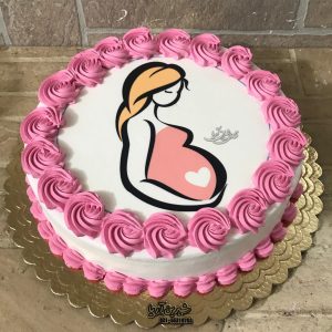 کیک تصویری بارداری