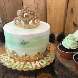 کیک تولد دخترانه تاجدار