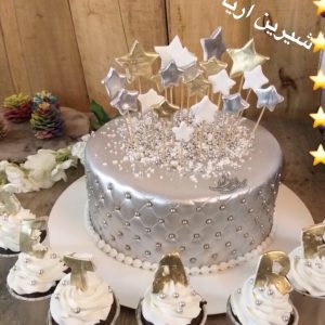 کیک تولد دخترانه ستاره