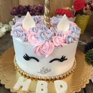 کیک تولد دخترانه یونیکورن