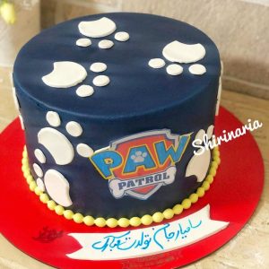 کیک تولد سگ های نگهبان