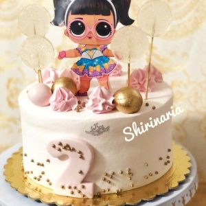 کیک تولد دخترانه لول سورپرایز