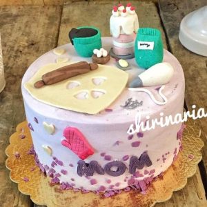 کیک تولد مادر قناد