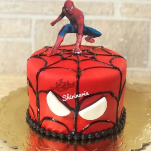 کیک تولد مرد عنکبوتی فوندانت