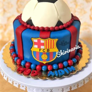 کیک تولد مردانه بارسلونا