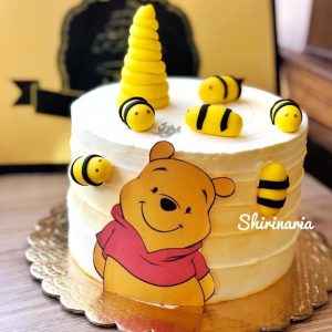 کیک تولد خرس بامزی