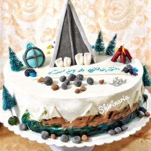 کیک تولد کوهنوردی