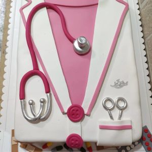 کیک خانم دکتر - کیک روز پزشک
