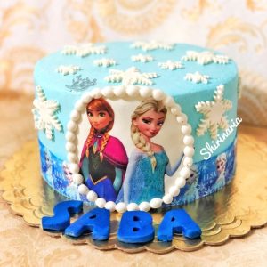 کیک دخترانه السا و آنا