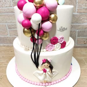 کیک تولد دخترانه عروسکی
