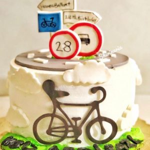 کیک دوچرخه سواری - روز جهانی دوچرخه سواری