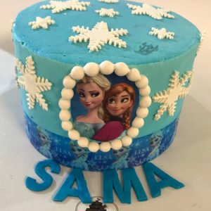 کیک زمستانی السا و آنا