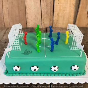 کیک زمین فوتبال - کیک ورزشی