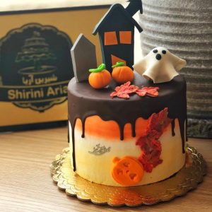 کیک هالووین خانه ارواح