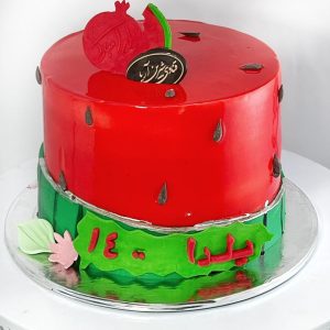 کیک هندوانه سرخ یلدا