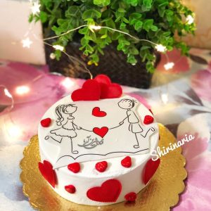 کیک ولنتاین عشق من